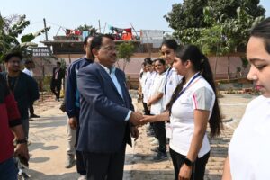 Director sir meeting with the participants
