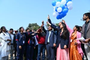 Inauguration of sports events at Ambedkar Institute of Higher Education